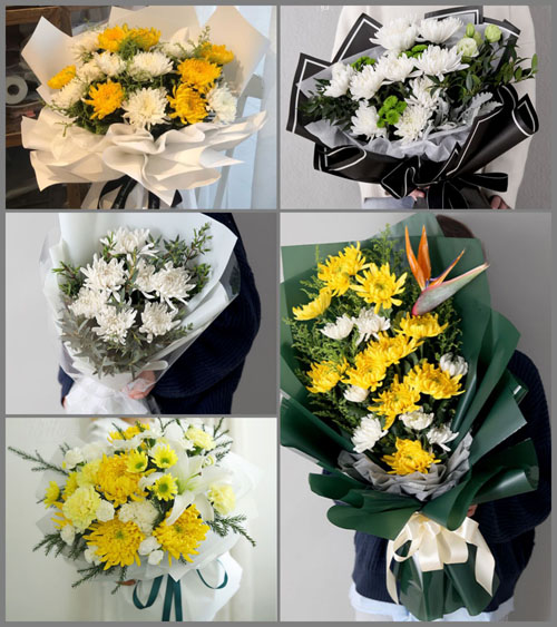 河南南阳新野县上港乡岗南村白事花束代送